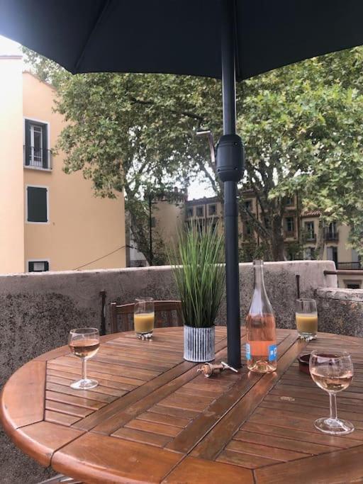 Au Coeur De Ville Avec Terrasse Céret Εξωτερικό φωτογραφία